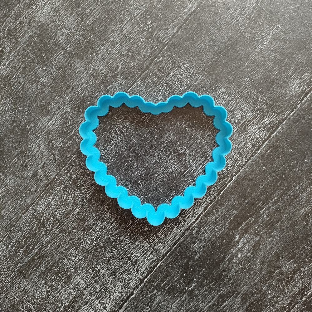 Сердце №38 ажурное