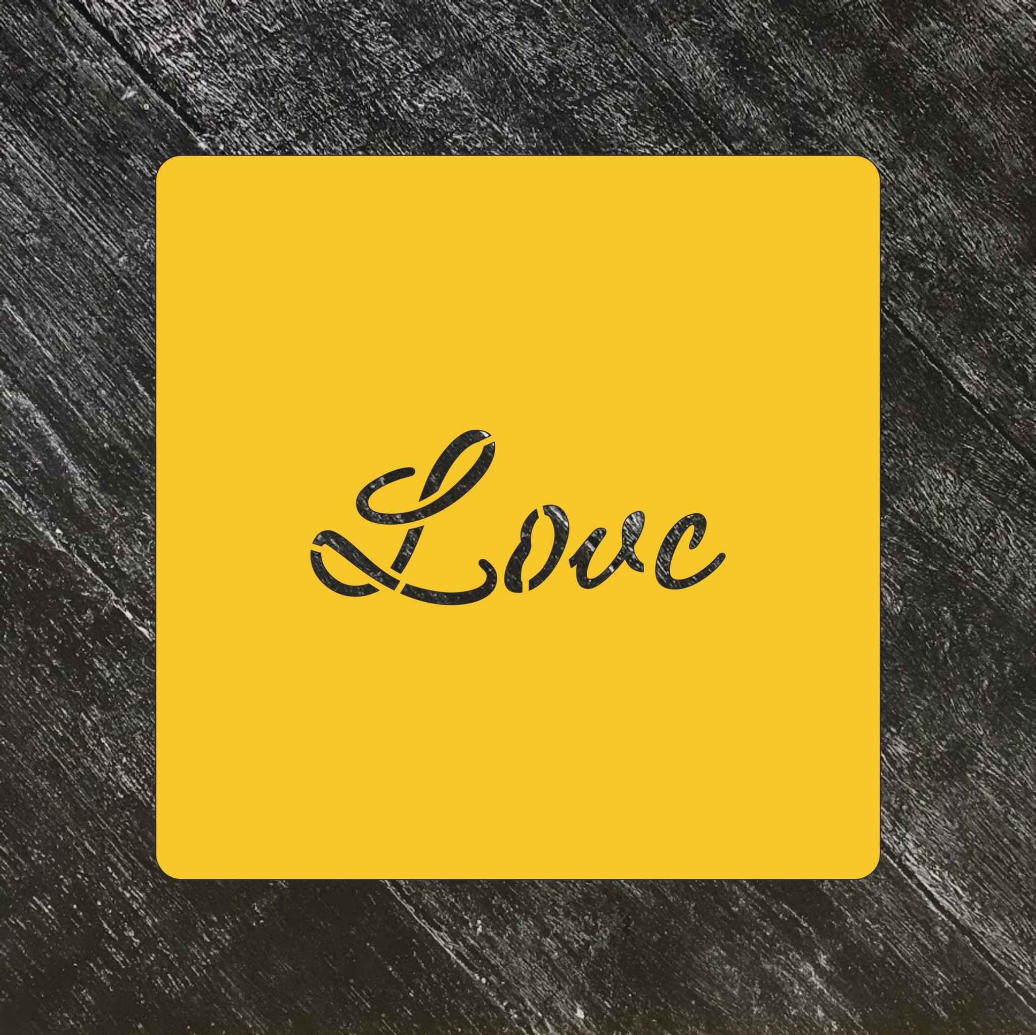 Трафарет любовь №69 Love