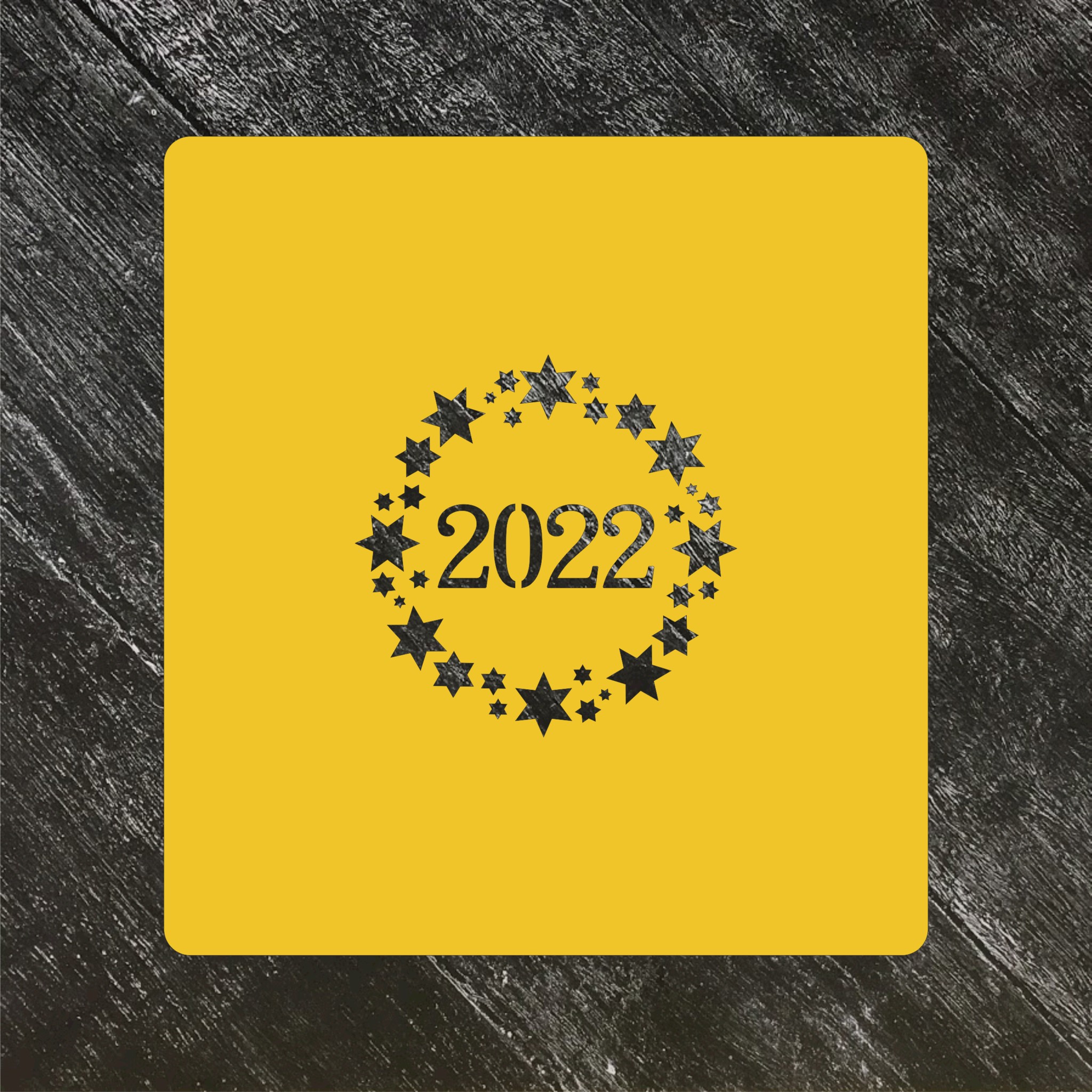 Трафарет Новый год 2022 №8