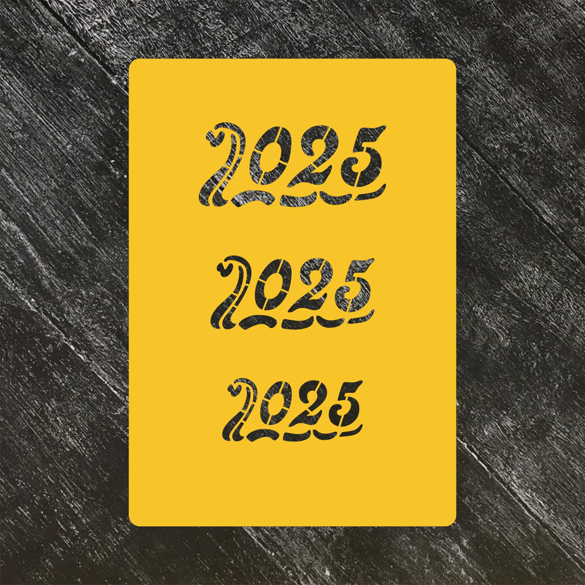 Трафарет Новый год 2025 №5