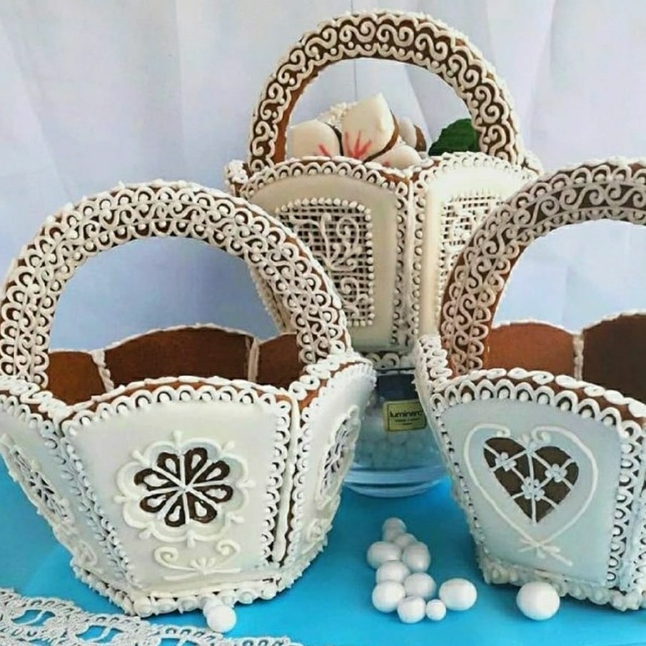 3D Корзина для пряников №1