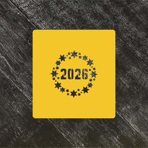 Трафарет Новый год 2026 №4