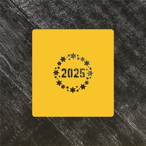 Трафарет Новый год 2025 №3