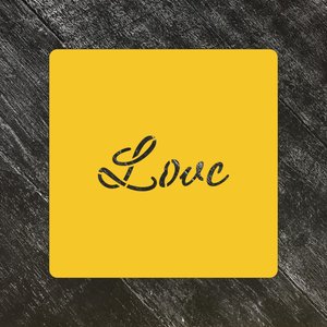Трафарет любовь №69 Love