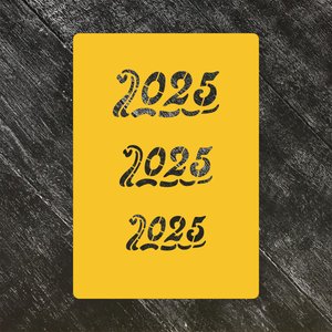 Трафарет Новый год 2025 №5