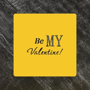 Трафарет любовь №71 Be my valentine